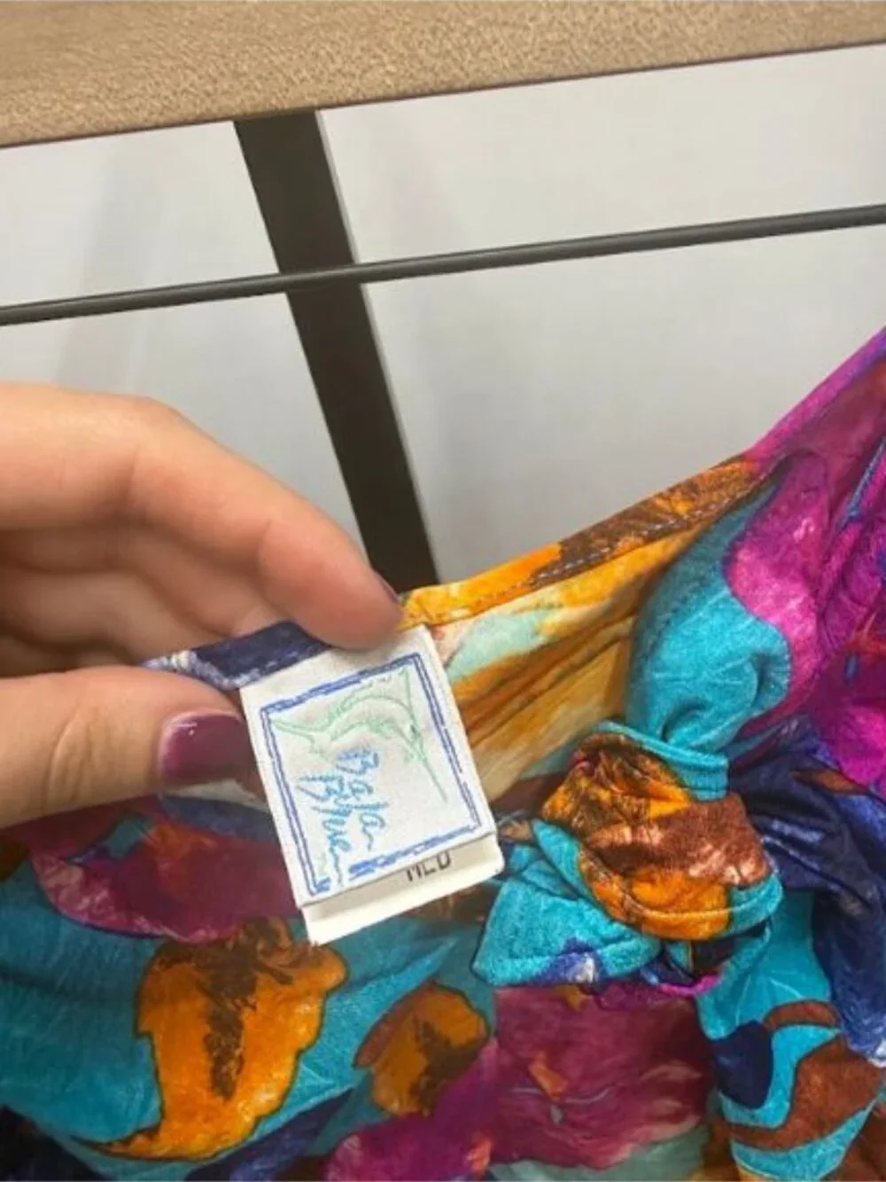 Baja Blue Vintage Swim Wrap Skirt